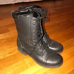 Black Combat Boots